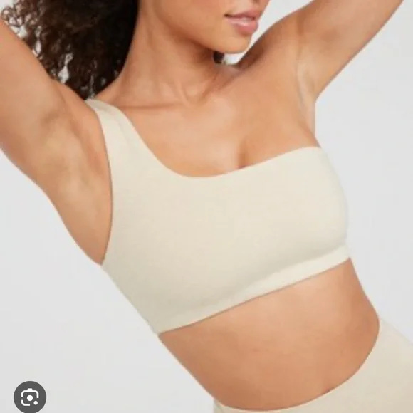 Aerie Offline beige and cobalt blue workout set - Picture 4 of 4